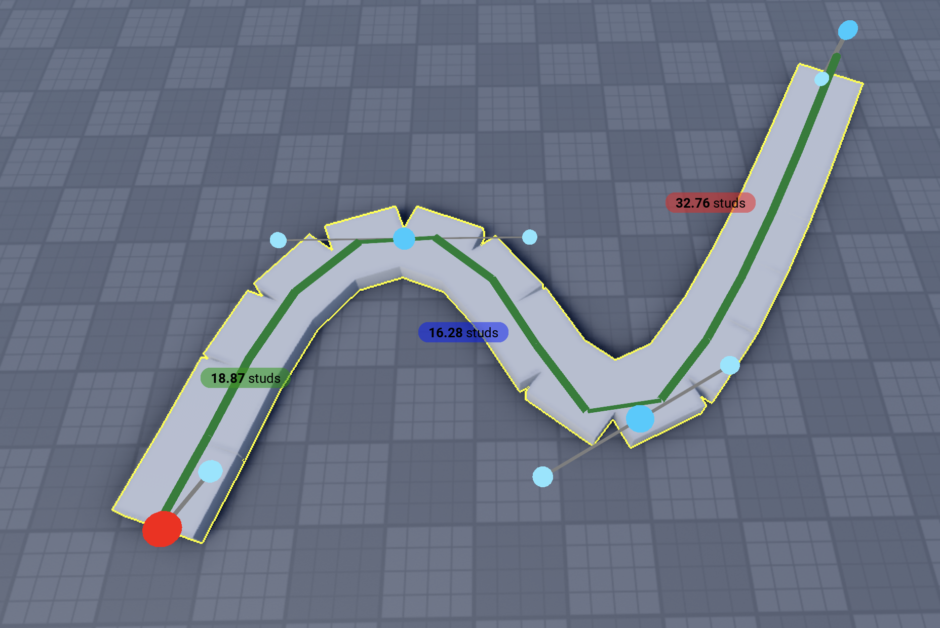 Curve Center Alignment