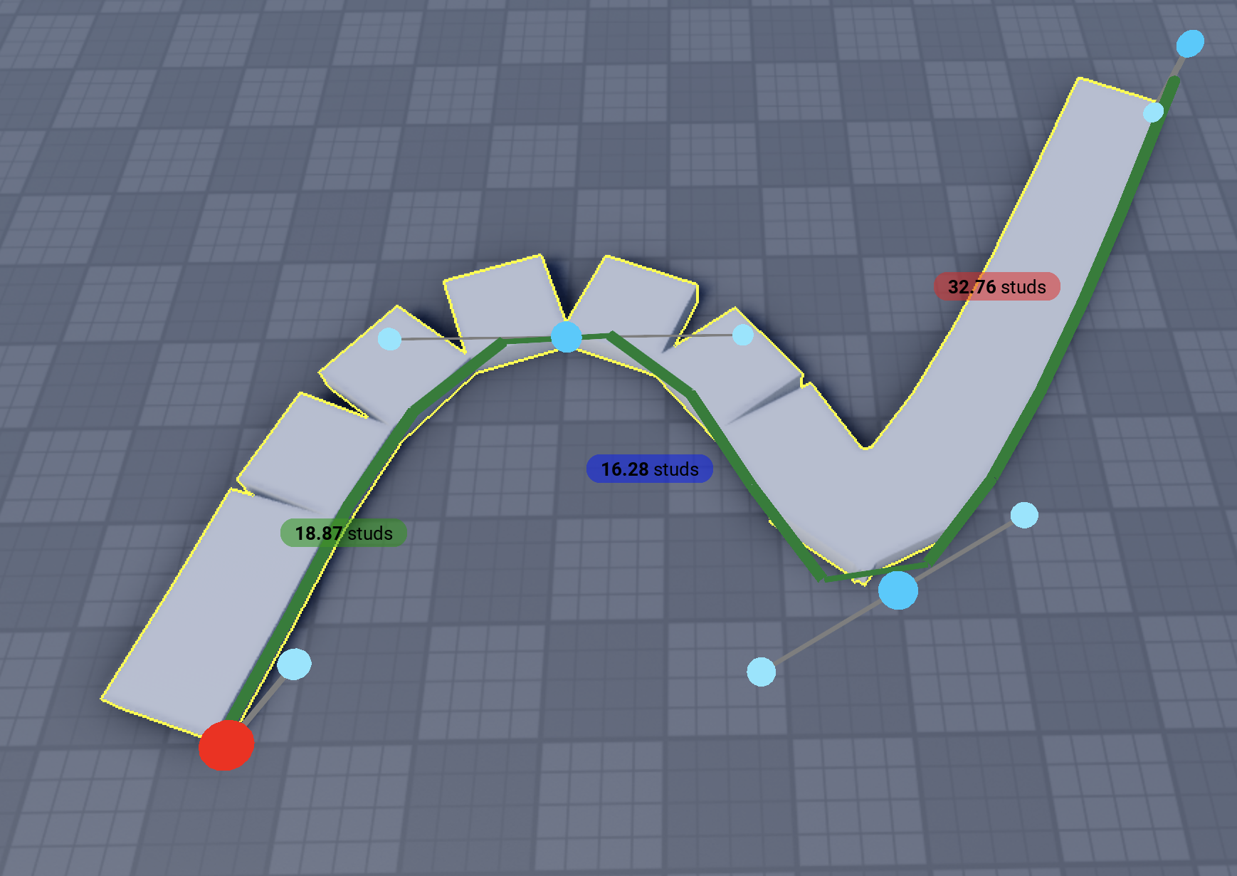 Curve Left Alignment