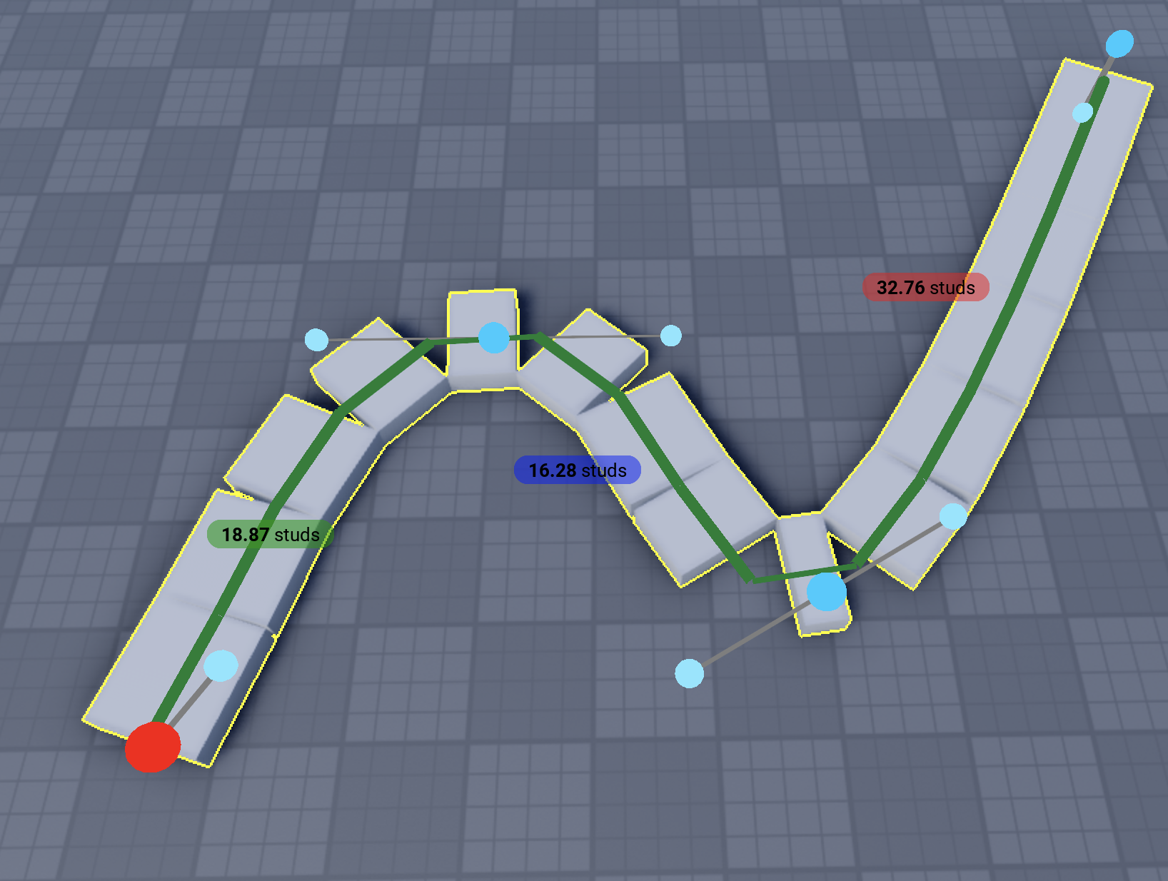 Curve Touch Alignment