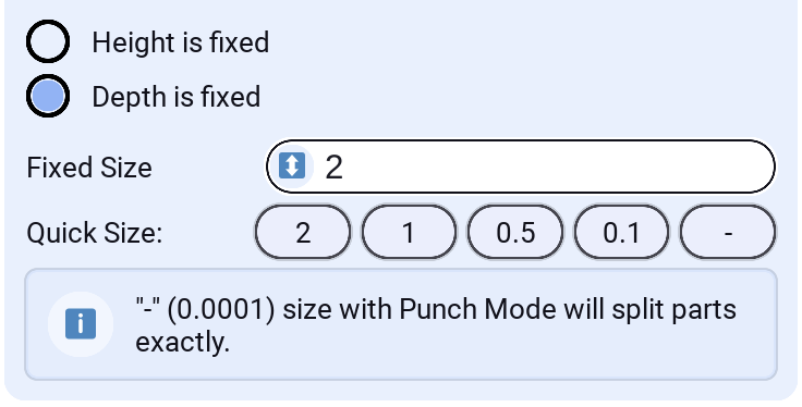 Shape Plane Settings