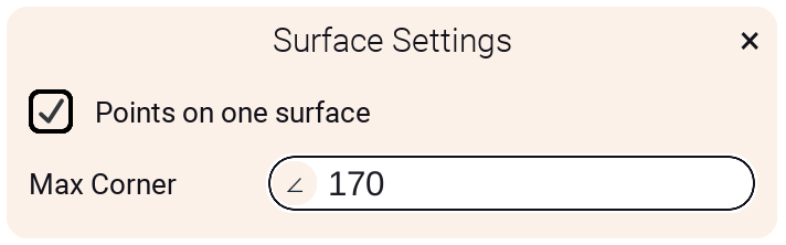 Surface Settings