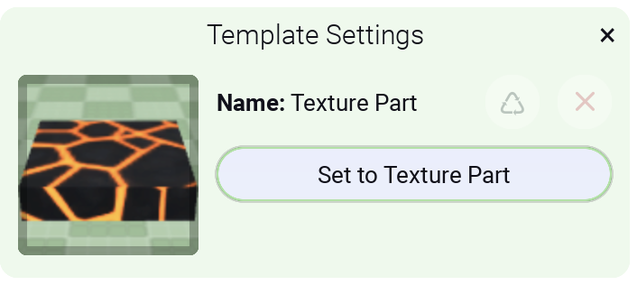 Template Settings
